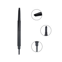 3 in 1 private label eyebrow pencil with eyebrows brushes