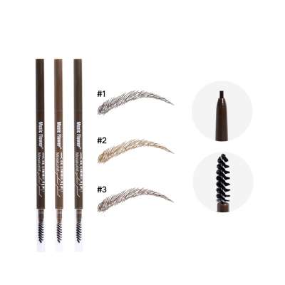 Wholesale Waterproof Private Label Automatic Makeup Eye Brow Custom Eyebrow Pencil with Brush